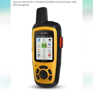 Garmin handheld satellite communicator with GPS navigation